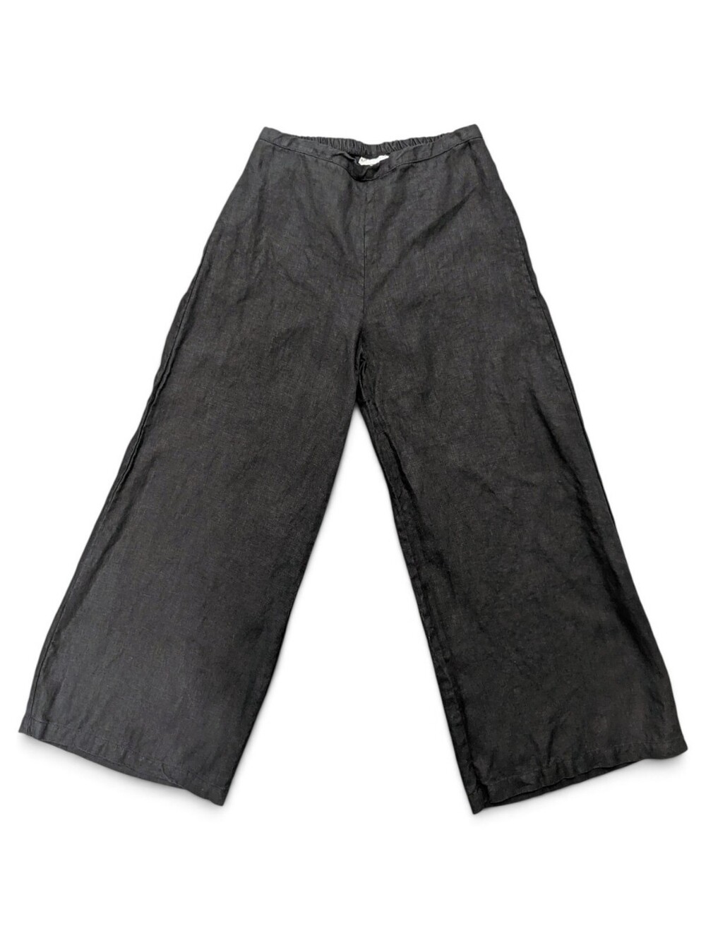 Bryn Walker Wide Leg 100% Linen Pants Black Women's Size Small